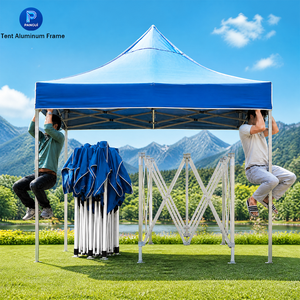 Tente <span class=keywords><strong>Barnum</strong></span> Publicitaire Robuste et Personnalisable 3x3m avec Logo, Gazebo Pliant en Aluminium 3x6m - Product Image 1