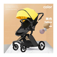 Poussette Bébé Classique en Gros, Poussette Bébé Douce et Confortable 3 en 1, Poussette Bébé Pliable