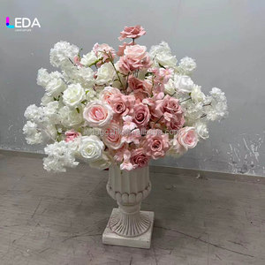 ลูกบอลดอกกุหลาบสีขาวคุณภาพสูงงานแฮนด์เมด LEDA สำหรับตกแต่งงานแต่งงาน ตกแต่งบ้าน วันวาเลนไทน์ - Product Image 4