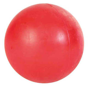 Pelota de caucho natural de 6 cm para mascotas, juguete interactivo - Product Image 1