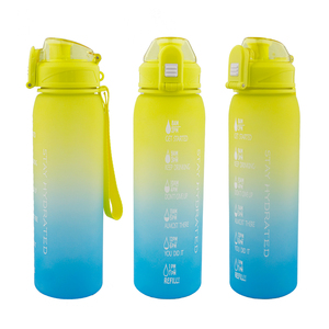 Nouvelle bouteille d'eau en plastique écologique sans BPA de 1 L, bouteille d'eau de sport, grande capacité, bouteille d'eau de sport super grande capacité - Product Image 6