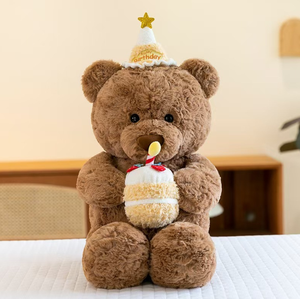 <span class=keywords><strong>Orsacchiotto</strong></span> di Compleanno <span class=keywords><strong>con</strong></span> <span class=keywords><strong>Torta</strong></span>, Giocattolo Musicale Elettronico, Regalo di Compleanno per Bambini, Orso <span class=keywords><strong>con</strong></span> <span class=keywords><strong>Torta</strong></span>, Peluche - Product Image 5