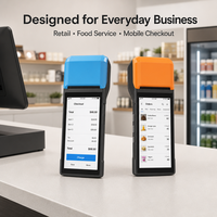 Terminal de point de vente Android 13, 3 Go de RAM, 32 Go de stockage, écran 5,5 pouces, Wi-Fi, appareil mobile portable, SDK gratuit pour le service sur le terrain