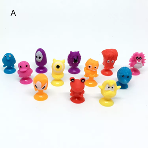 Chaude 16 Modèles Assortis Mini Bande Dessinée <span class=keywords><strong>Stikeez</strong></span> Figure Animal 3D Sucker Jouet Enfants Faveur Récompense Cadeau 1 Pouces 32mm Gashapon Capsule Jouet - Product Image 4