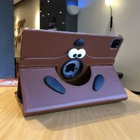 Étui de protection rotatif en cuir motif chiot mignon pour iPad 9 et 10,2 pouces, compatible avec la tablette Air7 2025/11e génération