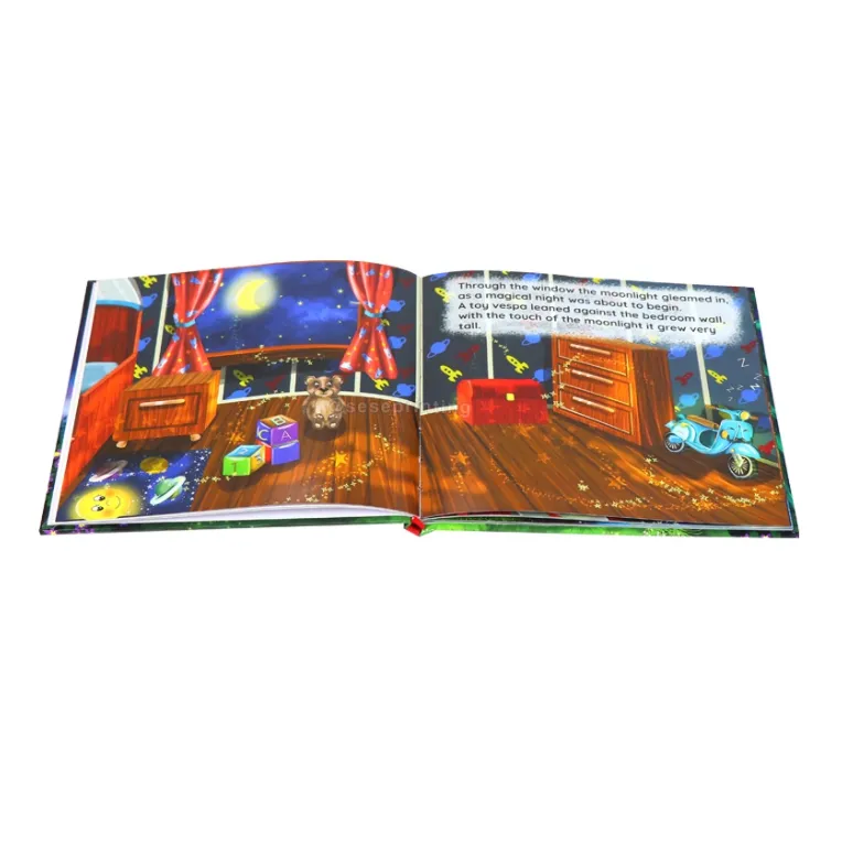 Layanan cetak buku anak-anak Gambar Cerita warna sesuai pesanan khusus pabrik hemat biaya