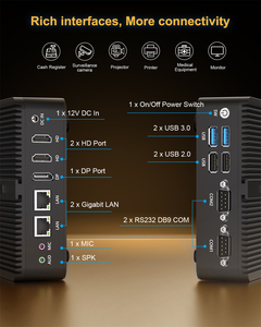 Mini PC H3D-N100 d'usine, carte graphique monocanal 600, 2 ports LAN Gigabit RJ45, mémoire DDR4, nouveau, ordinateur de bureau pour la maison et les étudiants, disponible - Product Image 3