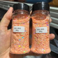 Pot de paillettes épaisses de 2 oz pour l'artisanat et le bricolage