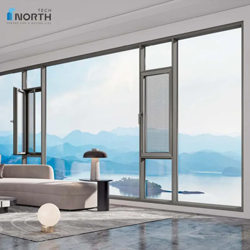 Northtech customizes various glass window : casement windows, sliding windows, etc.