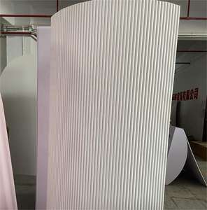 Decoración DE BODA moderna onda redonda PVC telón de fondo Panel arco soporte decoración para eventos de boda - Product Image 5