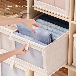 Caja de Almacenamiento de Ropa de Tela Oxford Modelo SNH4001, Herramienta de Organización para el Hogar, Organizador de Armario, Ahorro de Espacio, Gran Capacidad para Pantalones - Product Image 2