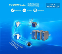Alimentation électrique MORNSUN LITF240-26B48 240W 380VAC 48V 5A triphasée sur rail DIN simple, convertisseur AC/DC industriel à 95% d'efficacité