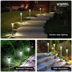 Lámpara Solar de Jardín con Forma de Bola de Cristal, Diseño de Gota de Agua, Estaca para Empotrar en el Suelo, Impermeable, Decoración Exterior para Césped, Patio y Camino - Product Image 6