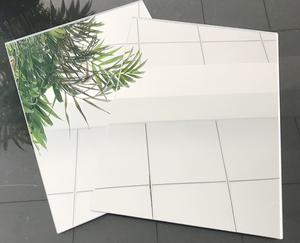 Elegante <span class=keywords><strong>Specchio</strong></span> in <span class=keywords><strong>Plexiglass</strong></span> con Pellicola Protettiva, Lastra Specchiata in Perspex Argento per Insegne Matrimoniali e Decorazioni di Eventi di Lusso - Product Image 6