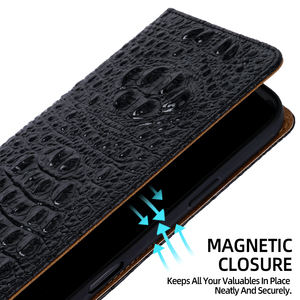 Funda Clásica de Cuero Genuino Tipo Flip, Protectora y Resistente a Impactos para <span class=keywords><strong>Samsung</strong></span> Galaxy S26 Ultra S25 S24 <span class=keywords><strong>S23</strong></span> Plus - Product Image 4