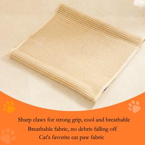 ZMaker Griffoir pour chat en bois, avec tapis en sisal résistant à l'usure, structure d'escalade, chaise longue et chaise griffoir en sisal pour chats - Product Image 5