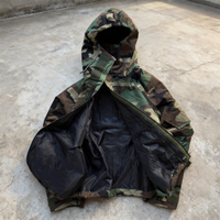 Veste coupe-vent de randonnée légère en softshell camouflage personnalisée pour homme, en nylon ripstop avec capuche