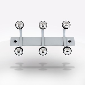 Appendiabiti in metallo argentato ELLE 45 CM - Product Image 1