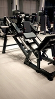 Machine à Squat Commercial ZY Professionnelle à Charge de Plaques pour Entraînement de Force et Musculation du Bas du Corps en Salle de Sport