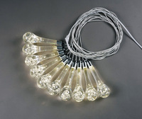 Lustres à 10 bras en forme de gouttes d'eau pour centre de table de mariage