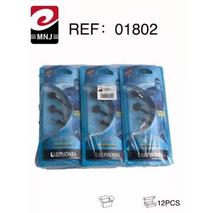 Auricolari MNJ con cavo, cuffie digitali in-ear, confezione da 12 pezzi - Product Image 3