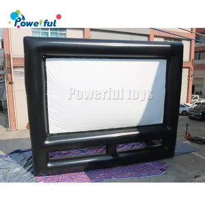 Pantalla de proyector inflable para exteriores, pantalla de película inflable comercial para cine