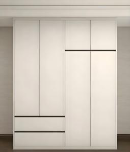 Meubles de chambre à coucher modernes durables combinaison en bois armoire garde-robe organisateur pour vêtements élégant placard - Product Image 3