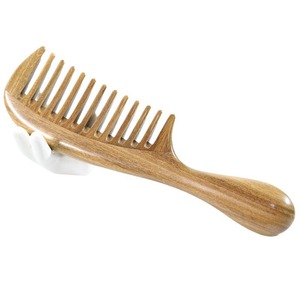 Sandalwood <b>Wide</b> Tooth <b>Comb</b> 1-1A Handmade Hair Care For Home Use - Product Image 5