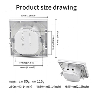 EU/UK Indoor PIR Infrared <strong>Motion</strong> <strong>Sensor</strong> <strong>Switch</strong>/220V LED Light Wall Mount <strong>Motion</strong> <strong>Sensor</strong> <strong>Switch</strong> - Product Image 5