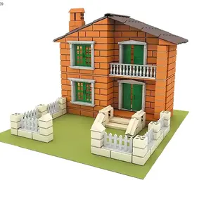 Mini ciment <span class=keywords><strong>maison</strong></span> bricolage Kit bricolage jardin Villa assembler à la main modèle jouer Creativediy <span class=keywords><strong>Miniature</strong></span> <span class=keywords><strong>maison</strong></span> Kit <span class=keywords><strong>Construction</strong></span> - Product Image 1