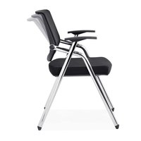 Chaise de formation contemporaine PM-5081 en PP avec tablette d'écriture |   Chaise de bureau pliable pour bureau à domicile et atelier