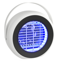 Lampe anti-moustiques et anti-mouches électrique domestique 2026 MS10 à aspiration par ventilateur, rechargeable par USB, pour intérieur et extérieur, camping