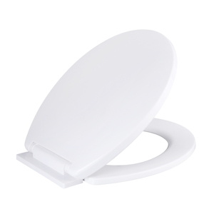 Asiento de Inodoro <span class=keywords><strong>Universal</strong></span> de Repuesto con Cierre Suave de PP, <span class=keywords><strong>Tapa</strong></span> de Plástico para <span class=keywords><strong>WC</strong></span> con Bisagras Redondas Ajustables de Acero Inoxidable, Compatible con la Mayoría de los Inodoros - Product Image 2