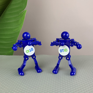 <span class=keywords><strong>Robot</strong></span> <span class=keywords><strong>dansant</strong></span> à remonter pour enfants, jouet anti-stress amusant, en plastique, avec logo personnalisé, faible MOQ, vente en gros, cadeau promotionnel pas cher - Product Image 3