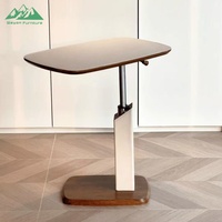 Chevet intelligent de luxe Wayon avec coffre-fort intégré et recharge sans fil, table de chevet moderne à LED pour chambres haut de gamme