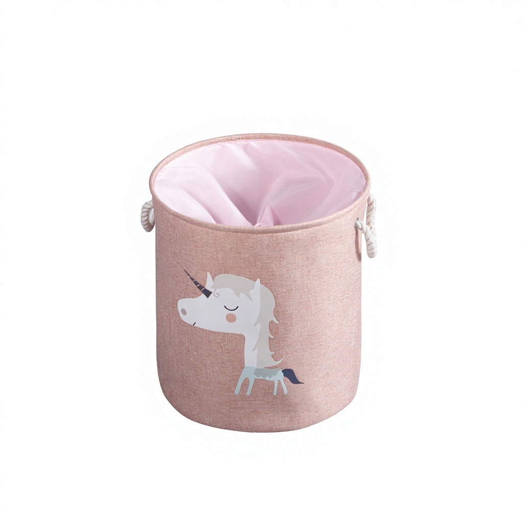 Licorne rose tonneau