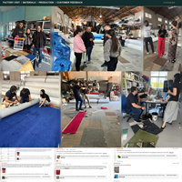 Tapis commercial ignifuge tapis anti-dérapant boucle Pile pour bureau salle de sport hôtel salle d'exposition salon salle de billard utilisation