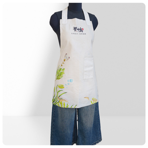 Tablier imprimé sur toile, fabricant de tabliers avec logo personnalisé, vêtements de travail pour le personnel de <span class=keywords><strong>café</strong></span> et les fleuristes - Product Image 3