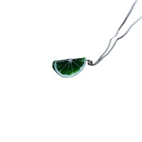Groothandel Zomer Citroen Fruit Hangertje Ketting Dames Legering Goud Bamboe Ketting Choker Gegalvaniseerd Kleurrijk Fris Cadeau Sportief Yiwu