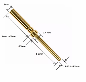 黄铜母端子和公端子90印刷电路板连接器接线片非绝缘旗铲压接线轴卷轴 - Product Image 1