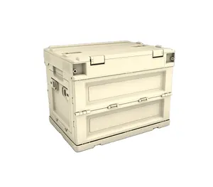 für Camping Hersteller Verkauf von wiederverwendbaren faltbaren stapelbaren Aufbewahrungsboxen bewegliche Kunststoffboxen Kunststoff-Klappkartons