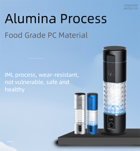 Bouteille génératrice d'eau hydrogénée ionisée rechargeable portable de 290 ml avec technologie PEM SPE pour la maison, les voyages et le sport - Product Image 6