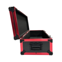 Valise de transport en aluminium et contreplaqué sur mesure, protection robuste, étanche IP67, OEM/ODM pour le stockage d'outils et d'instruments, deux poignées à boucle