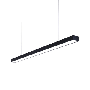 Ultra-sottile rettangolare semplice listello <span class=keywords><strong>a</strong></span> LED profilo pendente Linkable pannello lineare luce incassata LED con alta visibilità - Product Image 4