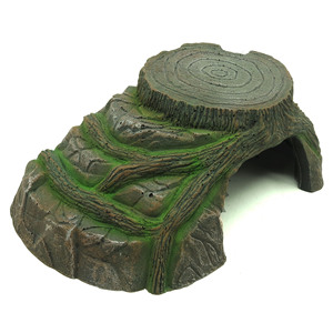 Decorazione Casa in Stile Art Deco, Accessori per Terrario, Nascondiglio in Resina per Tartarughe, Decorazione Habitat per Gechi e Lucertole Leopardine - Product Image 1