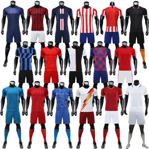 Maillot de football pour hommes de haute qualité logo personnalisé ensemble de t-shirts de sport de football kit d'équipe de football