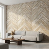 Panneau mural en PVC PS personnalisé pour la décoration intérieure d'appartement Revêtement mural en plastique imperméable avec prix d'usine