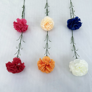 Clavel artificial de tacto real hecho a mano de alta calidad, Clavel de una sola capa de 8 capas - Product Image 3