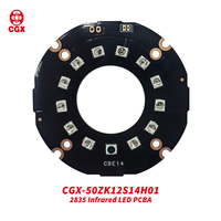 Placa PCB LED Infrarroja Personalizada, PCBA SMD 2835, Sensor Fotodiodo Marca CGX, 1 oz de Cobre, Fabricante OEM/ODM, Cámara de Seguridad CCTV