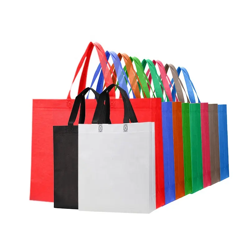 printing logo gift bags hot sale shopping bags cheap pp non woven bag with low price